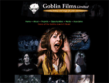Tablet Screenshot of goblinfilmsltd.com